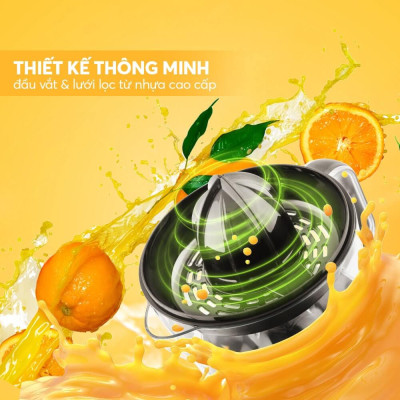 Máy vắt cam Elmich 700ml EDA-0808. Hàng chính hãng
