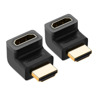 Ugreen UG20110HD112TK Màu Đen Đầu nối dài HDMI gập 90 độ - HÀNG CHÍNH HÃNG