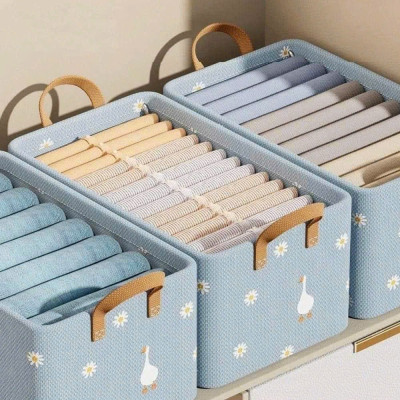 Hộp Đựng Quần Áo Có Khung Cố Định -Thiết Kế Gấp Gọn Thông Minh Giỏ Đựng Đồ Lót Giúp Tiết Kiệm Không Gian - HÀNG CHÍNH HÃNG MINIIN