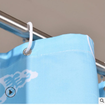 RÈM PHÒNG TẮM BẰNG POLYESTER, VẢI RÈM DÀY KHÔNG THẤM NƯỚC, 