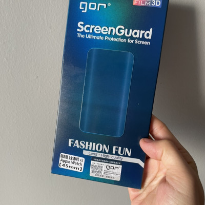 Bộ 2 miếng dán Gor 3D cho Apple Watch Series 7 Size 41/45 mm ( hộp 2 miếng) Hàng nhập khẩu
