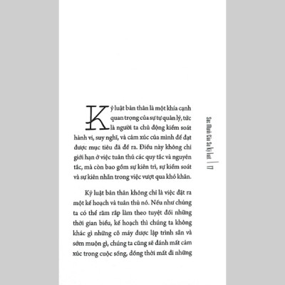 Sức Mạnh Của Sự Kỷ Luật