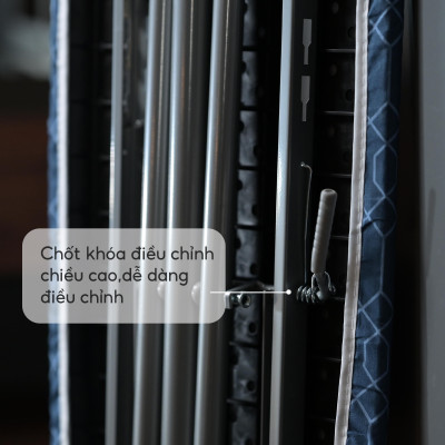 Bàn để ủi, cầu là quần áo dạng đứng với khung bằng thép thêm tấm lót thay thế LEBENLANG LBL3636 - hàng chính hãng