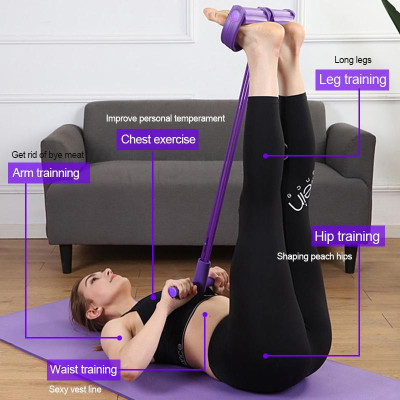 Dây Tập Bụng,Dây Kéo Đàn Hồi Kháng Lực  Ống Cao Su, Dây Kéo Tập Gym,Dây Đa Năng Tập Bụng, Thể Dục
