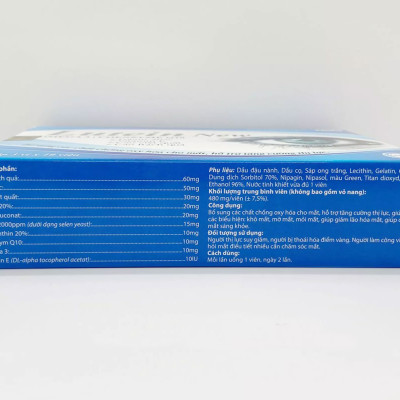 Viên uống Lutein New Omega 3 bổ mắt và tăng cường thị lực