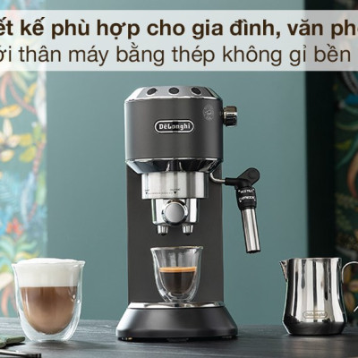 Máy pha cafe Delonghi EC785.GY - Hàng Chính Hãng