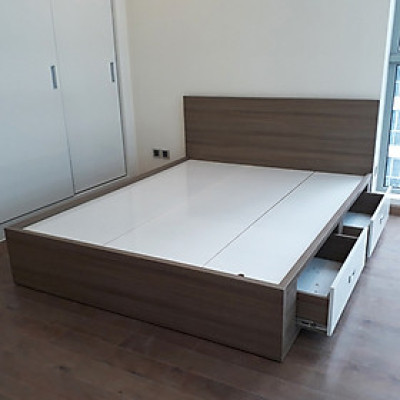 Giường ngủ 2 hộc kéo Tundo 160cm x 200cm