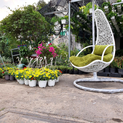 Xích đu NVC 2 ( Nệm xanh rêu)