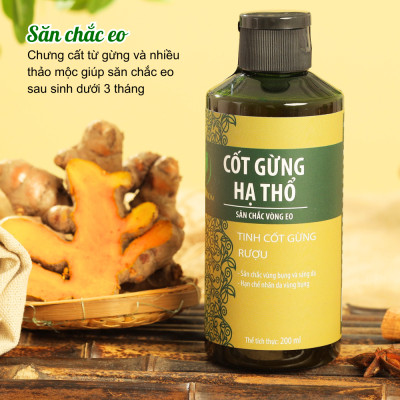 Combo dưỡng trắng body và săn chắc eo sau sinh Wonmom ( 1 Cốt nghệ + 1 Cốt gừng hạ thổ )