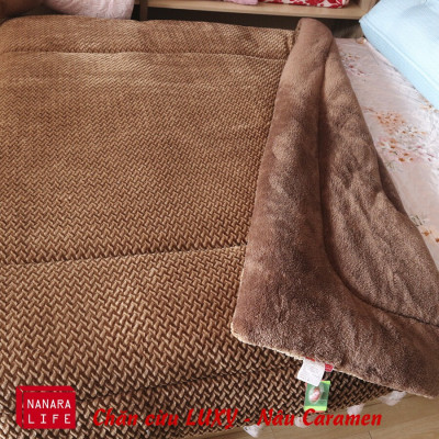 Bộ chăn lông cừu cao cấp Luxy Nanara Life Nhật Bản - Nhập khẩu chính hãng