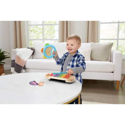 Đồ Chơi Đàn Xylophone Bằng Gỗ 2 Trong 1 Đa Sắc Màu LEAPFROG 80-615600