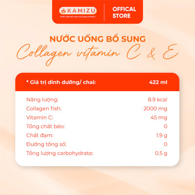 Nước uống bổ sung Kamizu hương cam thanh mát - Thùng 24 chai