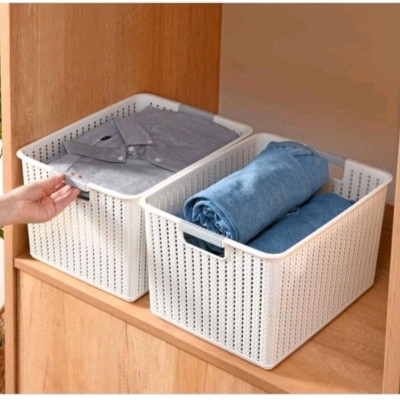 Rổ đan mây đựng đồ đa năng 3 size , Giỏ đan đựng quần áo (3415)