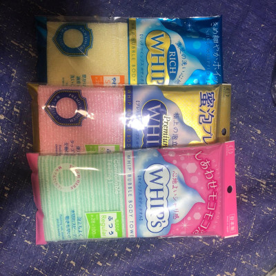 Khăn tắm Nylon tạo bọt Nhật Bản Kokubo loại vừa bọt 28x100cm - Dành cho nữ giới