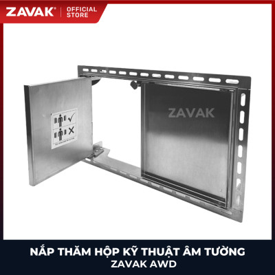 Nắp Cửa Thăm Hộp Kỹ Thuật Gắn Âm Tường ZAVAK AWD-300x300 Cửa Che Van Cấp Nước, Cửa Kỹ Thuật Bồn Tắm Inox