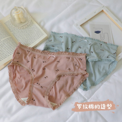 Combo 5 Quần Lót Nữ Cotton Tăm Hoa Nhí 3358 – Mềm Mại, Co Giãn, In Hoa Nhí Xinh Xắn