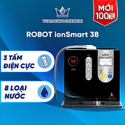 Máy Lọc Nước Điện Giải Ion Kiềm ROBOT IonSmart 38 Nóng Thông Minh - Hàng Chính Hãng