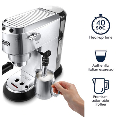 Máy pha cà phê cao cấp nhãn hiệu Delonghi EC685.M công suất 1300W, dung tích 1,1 lít - Hàng Nhập Khẩu