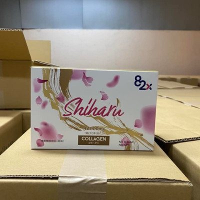 82X Combo 2 chai Nước uống Collagen Shiharu làm đẹp da đến từ Nhật Bản 50ml/lọ.