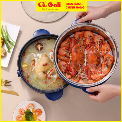 Nồi lẩu điện Gali GL-1210, GL-1209 đa năng, chiên, xào, nấu, hấp các loại rau củ quả, tôm thịt cá, hàng nhập khẩu chính hãng. Bảo hành 24 tháng