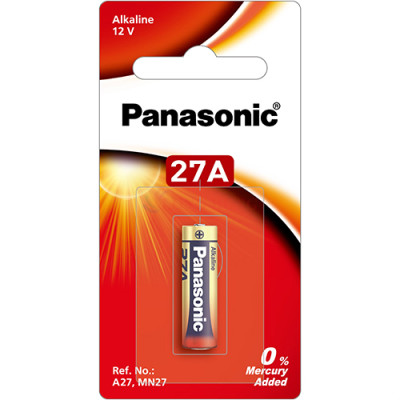 Hộp Pin kiềm Panasonic Alkaline 27A 12V LRV27A/1BPA (5 viên) - Hàng chính hãng