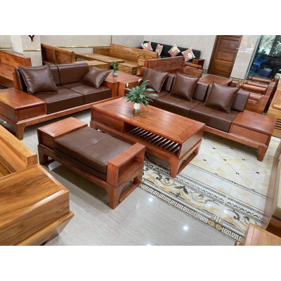 Bộ bàn ghế Đại Phát phòng khách gỗ hương