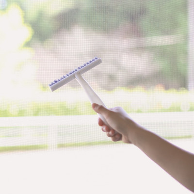 Bàn Chải Vệ Sinh Rèm Cửa, Cửa Kính 26cm Hàng Nội Địa Nhật