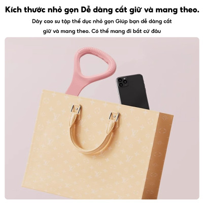 BG Dây Đàn Hồi Tập Tay Vai,Dây Kháng Lực Dây Kéo số 8 - 6018 Tập Gym Dành Cho Nam Nữ