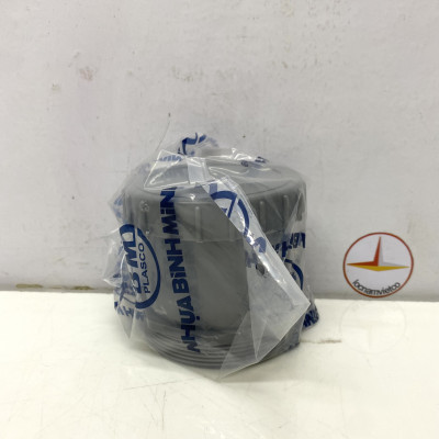 Bít xả ren ngoài 90 (Male threaded clean out) nhựa PVC Bình Minh _BXRN90