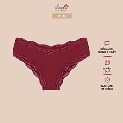 Quần Lót Nữ Thun Lạnh Cạp Cao LUPERI LU3QL740 Dáng Bikini Mềm Mịn Co Giãn Không Lằn Mông Kháng Khuẩn Khử Mùi Tốt