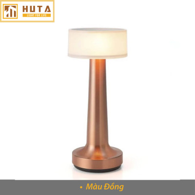 Đèn Bàn Led Quầy Bar HUTA RESTA Cảm Ứng Pin Sạc Điều Chỉnh Ánh Sáng Trang Trí Nhà Hàng Quán Cà Phê Lounge Sự Kiện