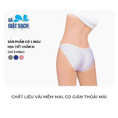Combo Bao Quần Lót Miễn Giặt Tiện Lợi TRAVEL-MATE Nữ, 5 Cái/Bao Size M: Vòng mông: 84 - 94 cm