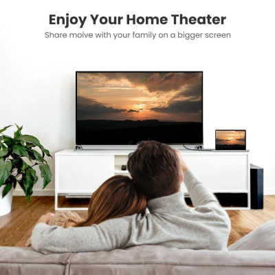 Ugreen UG70321HD135TK 2M 8K 60Hz Cáp HDMI 2.1 4K 120hz Cao Cấp màu đen - HÀNG CHÍNH HÃNG