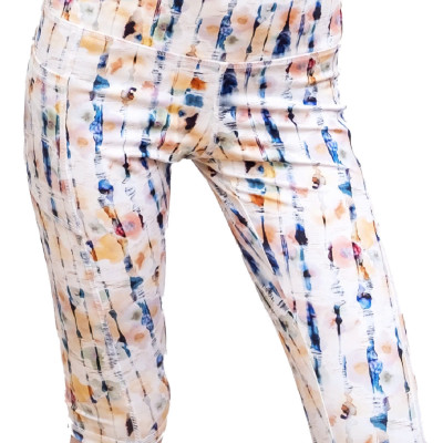 Quần lửng thể thao trên gối LMcation túi 2 bên - Sọc đủ màu