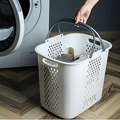 GIỎ CARO CAO CÓ QUAI XÁCH ĐỰNG QUẦN ÁO – GIẢI PHÁP LƯU TRỮ TIỆN LỢI & THẨM MỸ