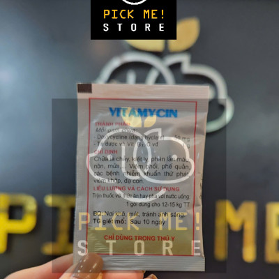 VITAMYCIN – Hỗ Trợ Tri Viem Phối, Nhiễm Khuẩn, Tiêu Chảy, Tăng Đề Kháng cho Chó Mèo, Heo, Gà