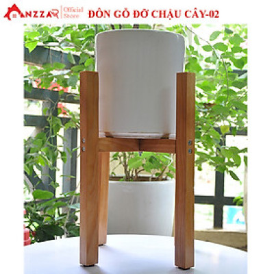 ĐÔN GỖ ĐỂ CÂY CẢNH TRANG TRÍ NHÀ CỬA, ĐÔN GỖ ĐỂ CHẬU HOA BẰNG GỖ THÔNG ĐẸP-02