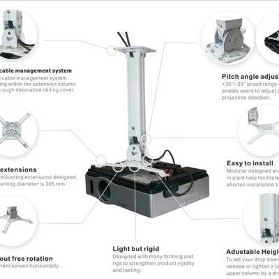 Khung treo máy chiếu North Bayou NBT817-60 ( 0.6m) Hàng chính hãng - ZAMACO AUDIO