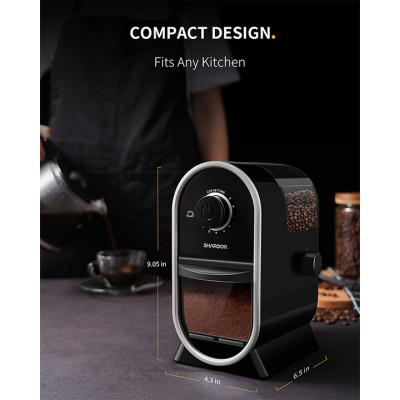 Máy Xay Hạt Cà Phê Shardor CG815B Thương Hiệu Anh Quốc, Công suất 100W, Lưỡi Xay Burr - HÀNG NHẬP KHẨU, BẢO HÀNH 12 THÁNG