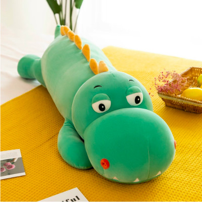 Bộ ba thú nhồi bông mắt lồi cute - Size từ 70cm đến 1m2- Quà tặng gấu bông trâu hồng, chó, khủng long xanh dễ thương - Gối ôm mềm mịn cho bé.