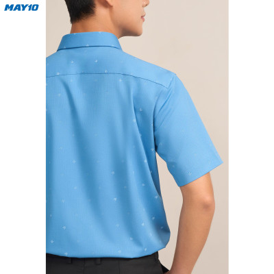 Sơ mi nam cộc tay May10 form RegularFit mã 010124196ONGB AH392