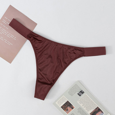 Combo 5 quần lót liền mạch lụa băng gợi cảm mới cho nữ cạp thấp thể thao yoga vô hình cho nữ Q8255