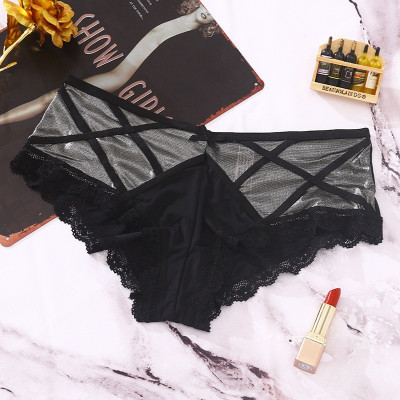 Quần Lót Nữ Thun Lạnh Phối Chéo Cao Cấp 1783 – Gợi Cảm, Êm Ái, Thoáng Mát