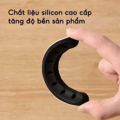 COMBO 2 Đế cố định dây cáp MÀU ĐEN 5 lỗ - Hàng nhập khẩu