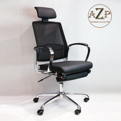 Siêu Phẩm Độc Quyền Ghế Thông Minh Dành cho Sếp, Ghế Giám Đốc, Ghế Văn Phòng AZP FURNITURE Ergonomic AZP-9142-DEN Ngả Nằm kèm Gác Chân Nhóm Cao Cấp 