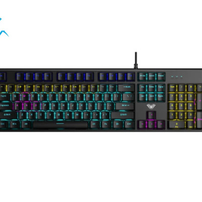 Bàn phím cơ Gaming có dây Aula S2022 PRO Back Red Switch - Hàng Chính Hãng