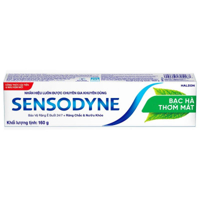 Kem Đánh Răng Hương Bạc Hà Sensodyne Fresh Mint 160g
