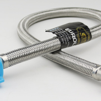 Bộ 2 dây cấp nóng lạnh chịu nhiệt vỏ Inox ruột cao su tổng hợp 50cm Eurolife EL-2DI-50