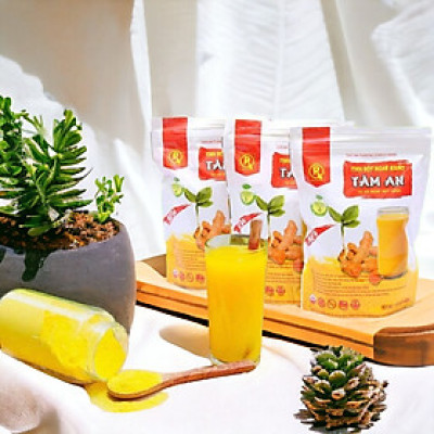 Tinh bột nghệ Nano Tâm an gói 500gr Tăng cường sức đề kháng, ổn định hệ tiêu hoá, hỗ trợ các vấn đề như dạy dày, tá tràng