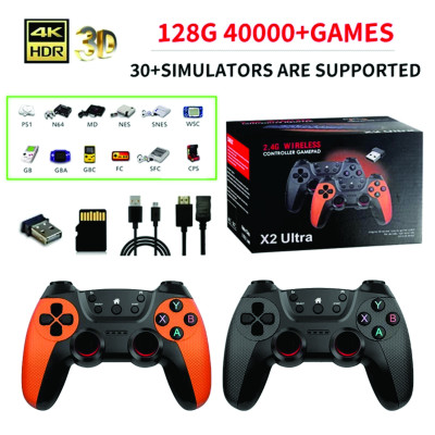 Game Stick M8 3D 41000 game 128G PSP, PS HDMI điện tử 4 nút máy chơi game Napigo cầm tay không dây